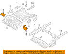 655612l210 Hyundai Oem Elantra Belt Reinforcement Right