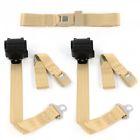 663710 Safetboy Ford Standard Tan Retractable Bench Seat Belt Kit Belts