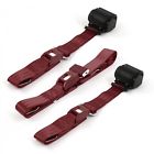 664327 Safetboy Vw Karmann Ghia Standard Burgandy Retractable Bench Seat Belt