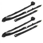 668757 Safetboy Camaro Standard Black Retractable Bucket Seat Belt Kit Belts