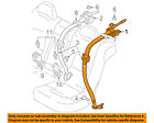 6841672 Volvo Oem Rear Seat Buckle Retractor Left