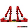 684758618856 Autozensation Racing Style Red Seat Belt Safety Harness