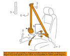 6c2z-16611b69-fb Ford Genuine Rear Seat