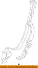 6c3z35611b09aaa Ford Oem Front Seat Belt Assy Left