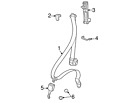 73220-07060-a0 Toyota New Genuine Seat Belt