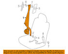 7322047240b1 Toyota Oem Prius Front Buckle Retractor Left