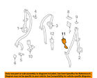 7339060060c0 Toyota Oem Second Row Back Rear Seat Buckle Left