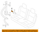 7889974010 Toyota Scion Oem Iq Rear Seat Bolt