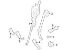 6l2z78611b68ab 7l2z78611b68ae Ford Brand New Genuine Oem Seat Belt Lap And Shoulder