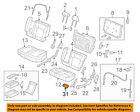 81767szaa01zb Honda Oem Pilot Second