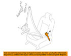 868429tb8a Nissan Oem Rogue Front Seat Right