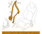 868843ja8b Nissan Oem Front Buckle Retractor Right
