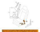 888303m501br Hyundai Oem Genesis Front Seat Left