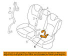 888431ba0c Nissan Infiniti Oem Rear Seat Left