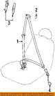 8887027762lk Hyundai Oem Tiburon Front Buckle Retractor Left