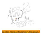88937374 Gm Oem Front Seat Belt-buckle