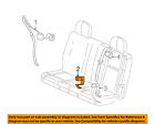 89024033 Gm Oem Rear Seat Right