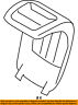 8c2z16613c46ab Ford Oem Super Duty Rear Belt Cover