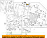 95083336 Gm Chevrolet Oem Trax Rear Belt Bezel