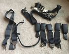 98430928 Honda Civic Oem Seat Belts Dark Gray Door Coupe Missing