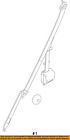 9c2z16611b68eb Ford Oem Super Duty Rear Seat Assy Left