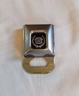 A2148 Cadillac Logo Silver Female Metal Seat Belt Buckle Receiver