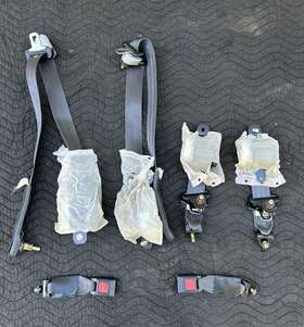 04818-st7-a05za Acura 94-01 Integra 2 Door Seat Belt Set - Front Rear Left Right Drk Gry Oem