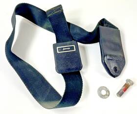 Jr-6617 Amc Jeep 1971 Wagoneer Black Seat Belt Receiver Factory Right Front Passenger Side