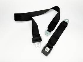 I-1244-02 Amsafe Lot Of 4 48 Inch Black Lap Seat Belts Fmvss Certified Made In Usa Van Bus