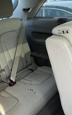 212.au1514 Audi Driver Left Rear Seat Belt Beige Third Row Fits 2014 Q7 814119