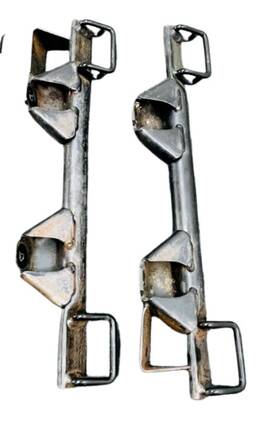 Audi 8e0813545a 05-11 A6 Quattro Left And Right Rear Seatbelt Retaining Plate Bar Pair Oem
