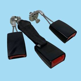 3w5857739 Bentley Rear Seat Belt Buckle Set Pair Oem 06-12 Continental Flying Spur