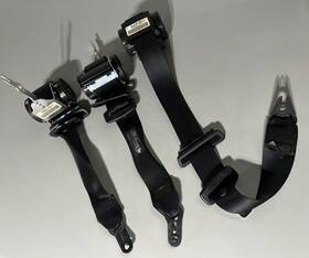 606094800e Bmw 2006-2013 E90 Rear Seat Belt Retractor Set Left Right Center Black Oem