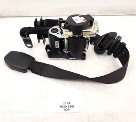 6353405 Bmw 19-21 Oem G20 330 M340 Front Driver Seat Belt Seatbelt Retractor Black