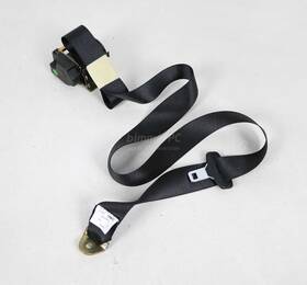 72117006894 Bmw E65 E66 7-series Factory Black Center Rear Seat Belt 2002-2008 Oem