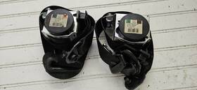 72117068259 Bmw E60 535xi 04-10 Left And Right Front Driver Upper Seat Belt Seatbelt Black