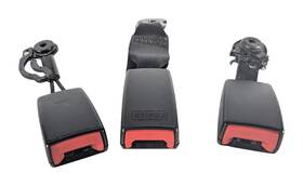 Bmw 72117161639 2010 X5 E70 Rear 2nd Row Seat Seatbelt Buckle Receiver Set/3 Black