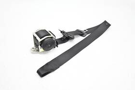 72117211629 Bmw 04-10 E63 6 Series Seat Belt Retractor Strap Black Front Left Upper Oem