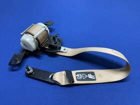 72117233543 Bmw 2010-2017 F07 535i Gt Rear Left Driver Upper Seat Belt Retractor Beige Oem