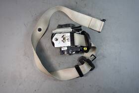 72117343635 Bmw 2015-2019 F15 X5 F16 X6 Left Front Drivers Upper Seat Belt Strap Oyster Oem