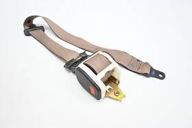 72118164225 Bmw 89-95 E34 5 Series Front Left Side Upper Seat Belt Retractor Unit Beige Oem