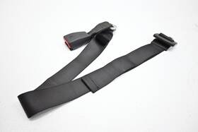 72118226037 Bmw 00-06 E46 3 Series Rear Left Side Lower Seat Belt Buckle Strap Black Oem