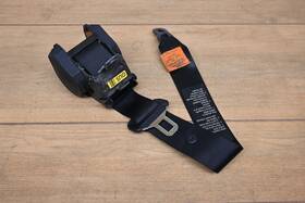 72118261032 Bmw 00-06 E46 330ci M3 Convertible Rear Upper Seat Belt Retractor Black Oem