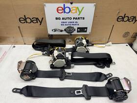 7284361 Bmw 11-13 335 328 M3 Lci Coupe Seat Belt Retractor Set Front Rear Left Right Oem