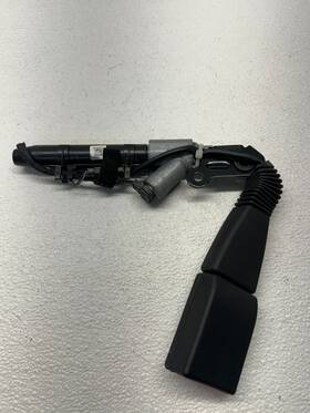 7295963 Bmw 10- 13 E70 X5 Front Left Seat Belt Buckle Tensioner Black Oem 231999