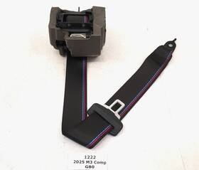 8076378 Bmw Oem G80 M3 Competition Rear Right Passenger Seatbelt Retractor M Stitch