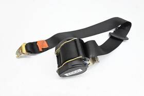8174388 Bmw 95-01 E38 7 Series Rear Upper Seat Belt Retractor Strap Black Oem