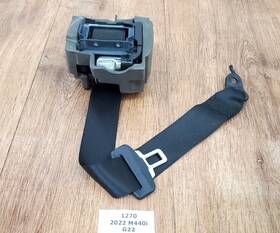 9476112 Bmw 21-25 Oem G42 G22 G82 Coupe Rear Left Driver Side Seat Belt Retractor Black