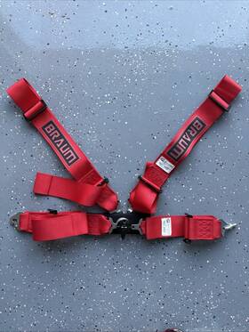 210-unk Braum 5 Point Racing Harness Seatbelt