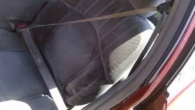 12455720 Buick 2000 Century Driver Left Front Seat Belt Retractor Oem Shoulder Gray 14b